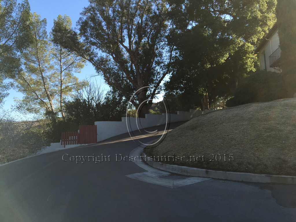 Last hill to climb up to the mansion