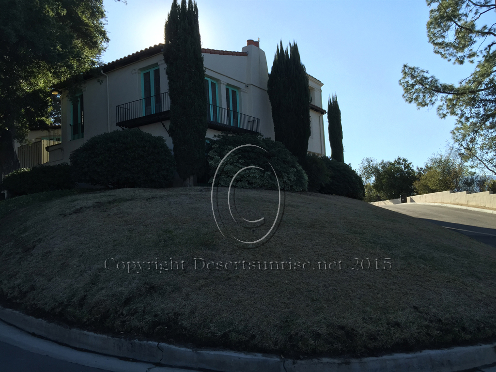 The mansion viewed from the east