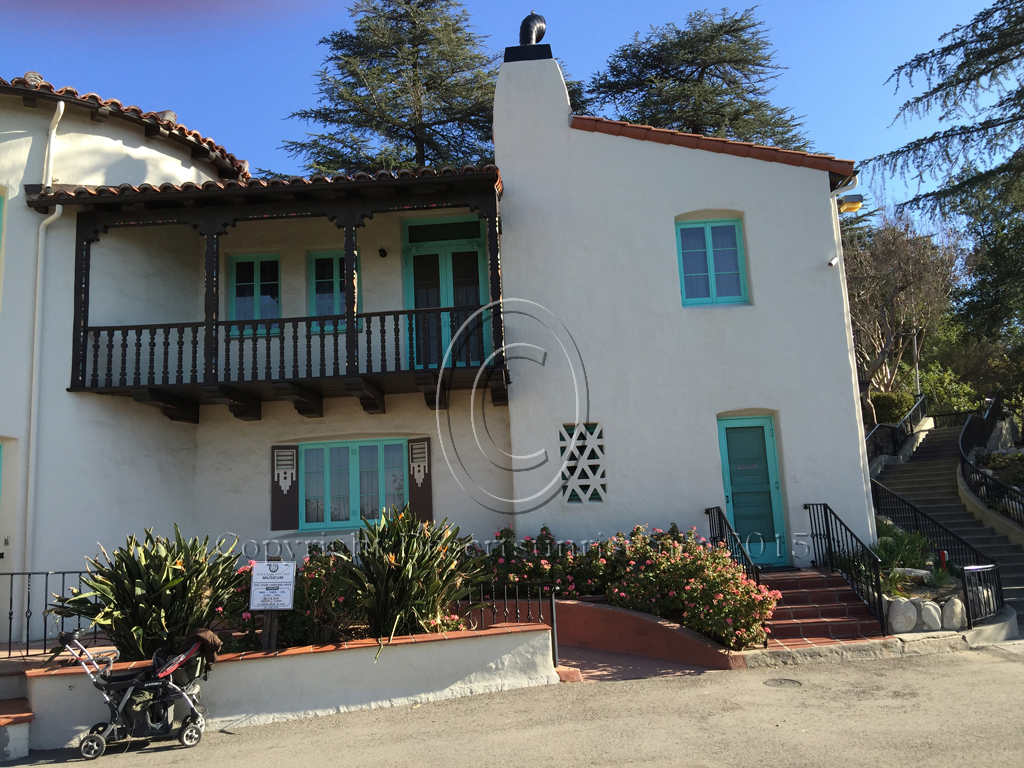 Front of the mansion